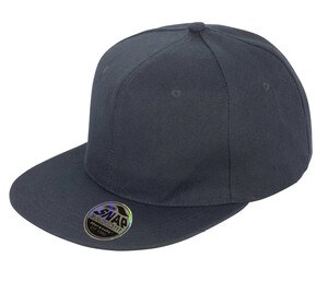 Result RC083 - Bronx Flat Peak Snapback Cap Schwarz