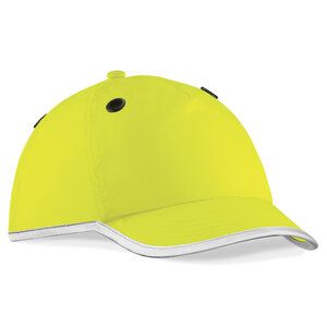 Beechfield BF535 - High-Viz Bump Cap mit Reflektoren Fluorescent Yellow