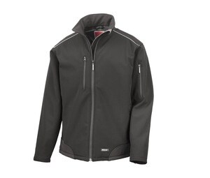 Result RS124 - Ripstop Softshell Arbeitskleidung Jacke Schwarz