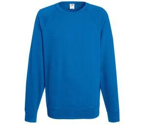 Fruit of the Loom SC360 - Herren Raglan Sweatshirt Königsblau