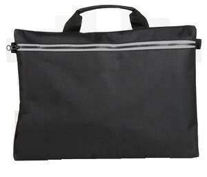Black&Match BM901 - Tasche mit Reißverschluss Black/Silver