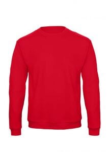 B&C ID202 - Straight Fit Sweatshirt Rot
