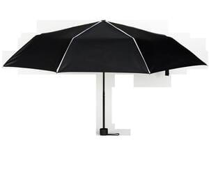Black&Match BM920 - Mini faltbarer Regenschirm Schwarz / Weiß