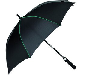 Black&Match BM921 - Golf-Regenschirm Black/Kelly Green