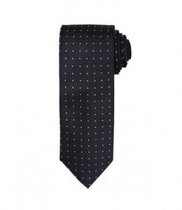 Premier PR781 - Micro Dot -Krawatte Black/Dark Grey