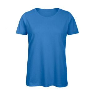 B&C BC02T - Damen T-Shirt aus 100% Baumwolle  Azure