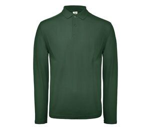 B&C ID1LS - Langarm Herren Poloshirt aus 100% Baumwolle