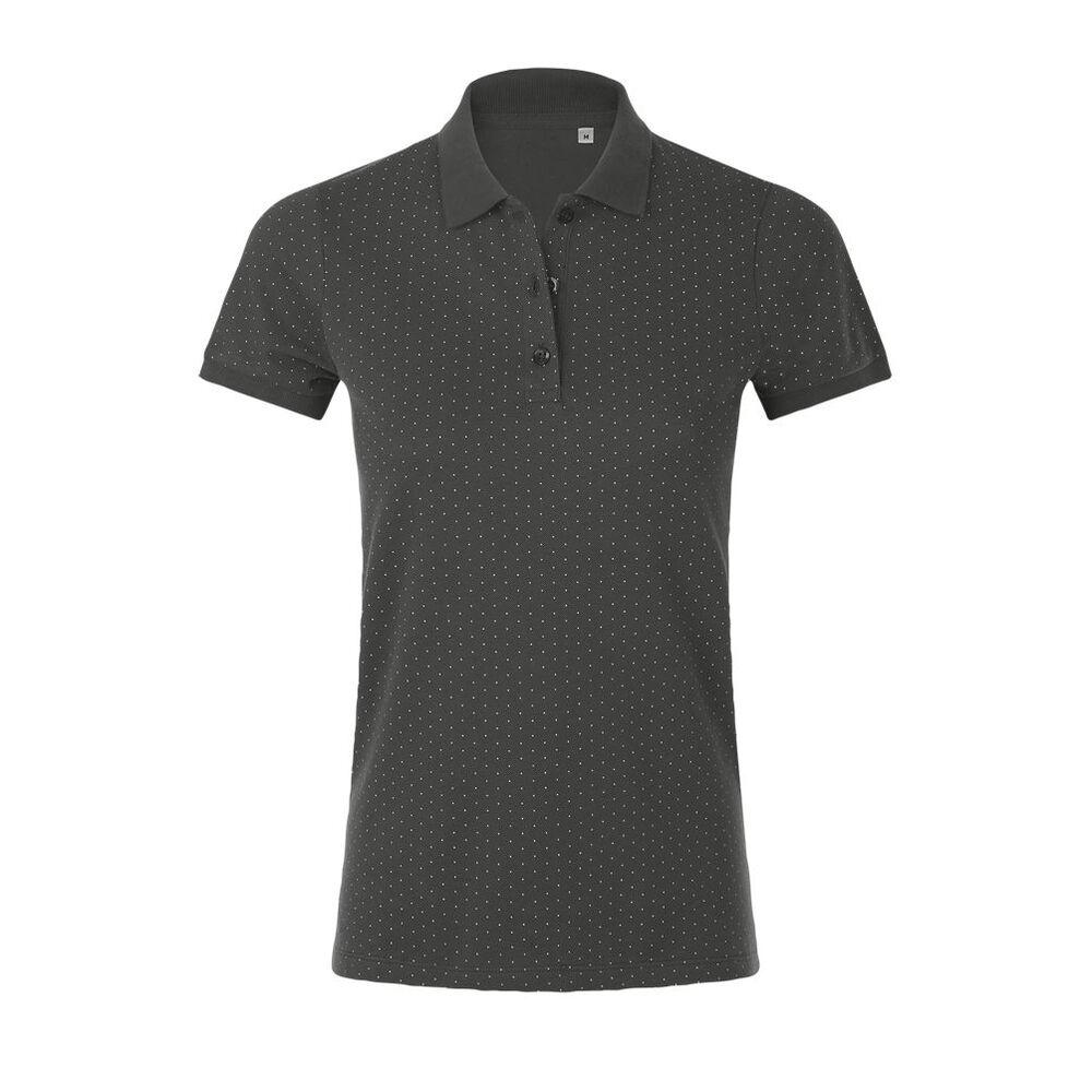 SOL'S 01707 - Damen Polka dot Poloshirt Kurzarm Brandy