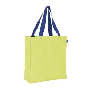 SOL'S 01672 - Shopping Tasche Lenox Neon Lime/Royal Blue