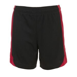 SOL'S 01718 - Shorts FÜr Erwachsene Olimpico Schwarz / Rot