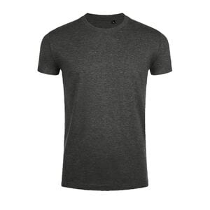 SOL'S 00580 - Herren Rundhals T-Shirt Fitted Imperial Fit Charcoal Melange