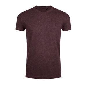 SOL'S 00580 - Herren Rundhals T-Shirt Fitted Imperial Fit Heather oxblood