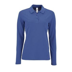 SOL'S 02083 - Damen Poloshirt Langarm Perfect Lsl Royal Blue