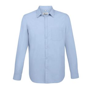 SOL'S 02922 - Herren Popeline Hemd Langarm Baltimore Fit Sky Blue