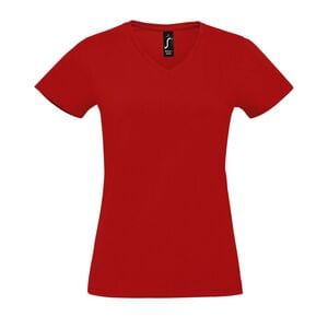SOL'S 02941 - Damen V Neck T Shirt Imperial Rot