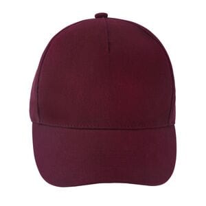 SOL'S 00594 - 5-Panel Cap Long Beach Burgund