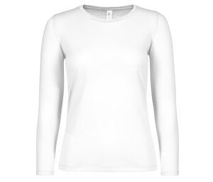B&C BC06T - Langarm-T-Shirt für Damen Weiß