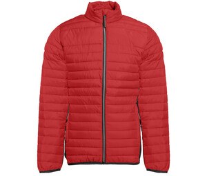 Pen Duick PK517 - Leichte Herren Daunenjacke Rot / Schwarz