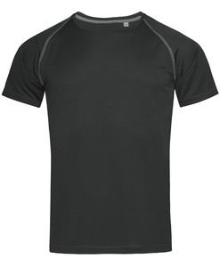 Stedman STE8030 - Rundhals-T-Shirt für Herren ACTIVE TEAM Black Opal