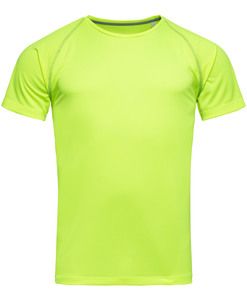 Stedman STE8030 - Rundhals-T-Shirt für Herren ACTIVE TEAM Cyber Yellow