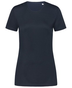 Stedman STE8100 - Rundhals-T-Shirt für Damen Interlock Active-Dry Blue Midnight