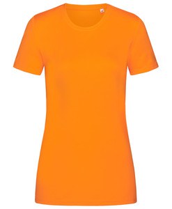 Stedman STE8100 - Rundhals-T-Shirt für Damen Interlock Active-Dry Cyber Orange
