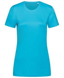 Stedman STE8100 - Rundhals-T-Shirt für Damen Interlock Active-Dry Hawaii Blue