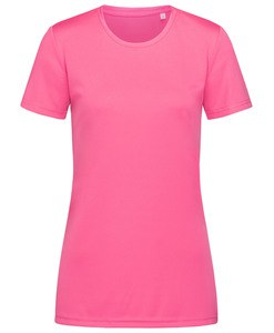 Stedman STE8100 - Rundhals-T-Shirt für Damen Interlock Active-Dry Sweet Pink