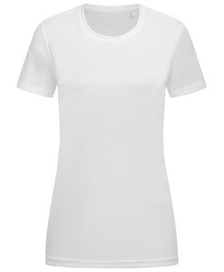 Stedman STE8100 - Rundhals-T-Shirt für Damen Interlock Active-Dry Weiß