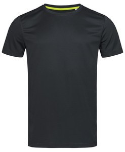 Stedman STE8400 - Rundhals-T-Shirt für Herren Active-Dry Black Opal