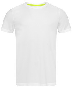 Stedman STE8400 - Rundhals-T-Shirt für Herren Active-Dry Weiß