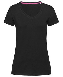 Stedman STE9710 - T-Shirt mit V-Ausschnitt für Damen Claire  Black Opal