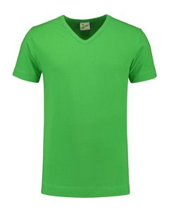 Lemon & Soda LEM1264 - T-Shirt V-Ausschnitt Baumwolle/Elastik für Ihn Kalk