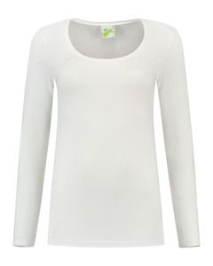 Lemon & Soda LEM1267 - T-Shirt Rundhalsausschnitt Baumwolle/Elastik für sie Weiß
