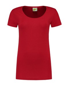 Lemon & Soda LEM1268 - T-Shirt Rundhalsausschnitt Baumwolle/Elastik für sie Rot