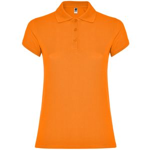 Roly PO6634 - STAR WOMAN Talliertes-Poloshirt mit kurzen Ärmeln Orange