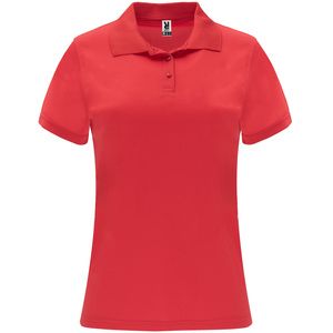 Roly PO0410 - MONZHA WOMAN Damen Funktions Poloshirt Rot