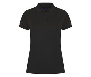 HENBURY HY476 - Damen Polo T-Shirt Black