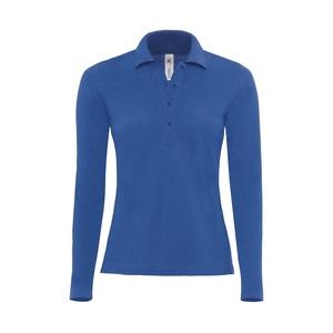 B&C BC426 - Safran Langarm Poloshirt Damen