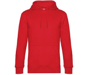 B&C BCU02K - Herren Kapuzenpullover Rot