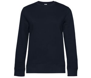 B&C BCW01Q - Damen Sweatshirt mit geraden Ärmeln  Navy Blue