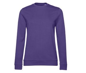 B&C BCW02W - Damen Rundhals-Sweatshirt Radiant Purple