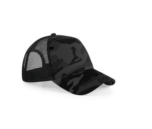 Beechfield BF694 - Camo Snapback Trucker Midnight Camo