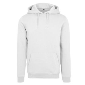 Build Your Brand BY011 - Schwerer Hoodie Weiß