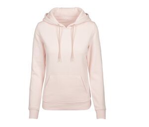 Build Your Brand BY026 - Damen Sweatshirt mit Kapuze Rosa