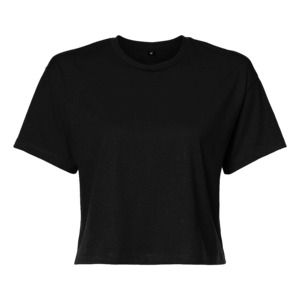 Build Your Brand BY042 - Kurzes T-Shirt für Damen Black