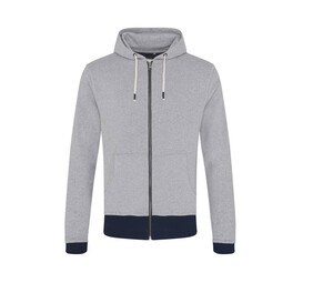 ECOLOGIE EA051 - Reißverschluss-Hoodie aus recycelter Baumwolle