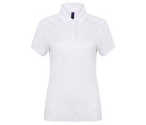 Henbury HY461 - Damen Stretch Polo Weiß