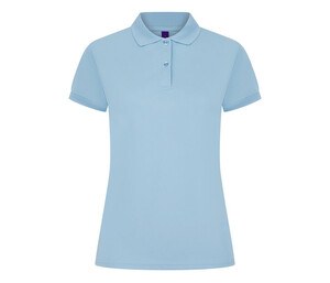 HENBURY HY476 - Damen Polo T-Shirt Light Blue