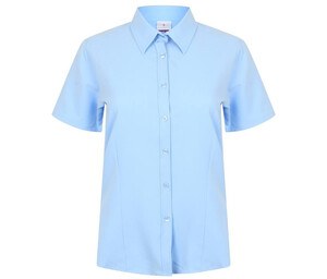 Henbury HY596 - Atmungsaktives Damenhemd Light Blue